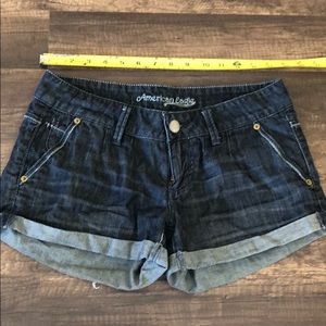 American eagle denim shorts.